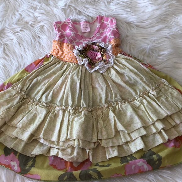 GIGGLE MOON DRESS SZ 3T EXCELLENT COND